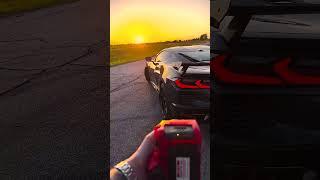 700HP Supercharged C8 Corvette by Hennessey #shorts