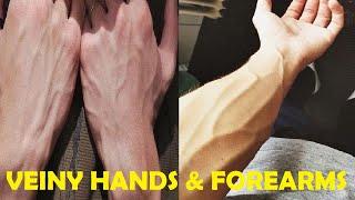 intense veiny hand and forearm workout for permanent veins