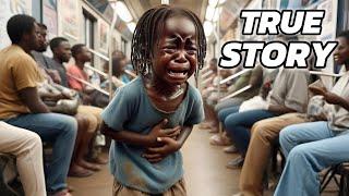 ORPHAN GIRL Stood at the SUBWAY for 45 Days Without FOOD And This Happens #tales #stepmother #orphan