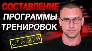 Как САМОСТОЯТЕЛЬНО составить программу тренировок? (БЕЗ ВОДЫ)