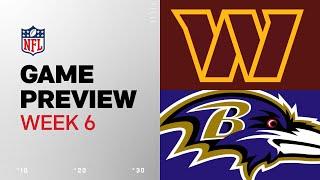 Washington Commanders vs. Baltimore Ravens | 2024 Week 6 Game Preview