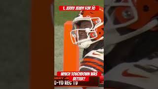 Which touchdown was better? Jerry Jeudy or Marvin Mims
