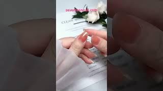  DIY nail art with this simple trick! #nails #nailart