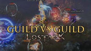 Lost Ark GvG Guild War - Gunlancer PoV - Rank 1 Guild on Death's Hold Island