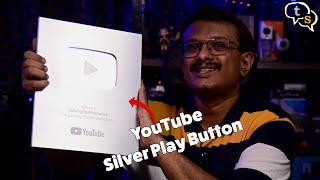 Unboxing My 100k Subscriber Silver Play Button!!