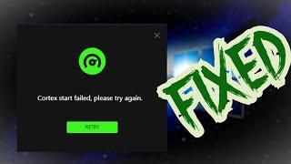 Razer Cortex Start  Failed , Please Try Again | Fixed