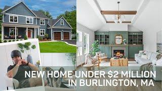 NEW HOME IN BURLINGTON, MA UNDER $2 MILLION | New Construction by Kadilak Homes with 4 Beds, 5 Baths