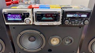 PIONEER CARROZZERiA FH-P700 SONY WX-C60MD ADDZEST CLARiON DMZ435LP MD CD RADIO CASSETTE PLAYER TEST