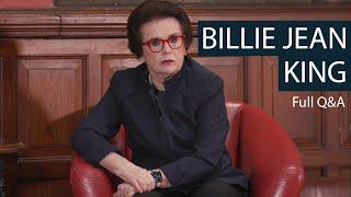 Billie Jean King: Tennis Player and Campaigner | Full Q&A | Oxford Union