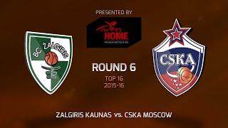 Highlights: Zalgiris Kaunas-CSKA Moscow
