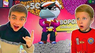 ВЫПАЛ ВОРОН  ПУШИМ КУБКИ  Brawl Stars с Crazy Богдаш!