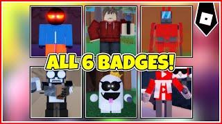 How to get ALL 6 BADGES + ALL MORPHS SHOWCASE in FNF ROLEPLAY! - ROBLOX