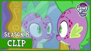 Spike Breaks Out in Stone Scales (Molt Down) | MLP: FiM [HD]