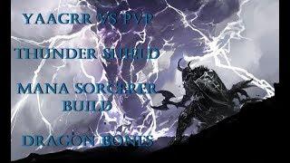 Yaagrr vs PvP mana sorcerer heavy armor support build TESO Dragon Bones