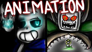 Sans vs Flowey (Fullbody animation) - Undertale