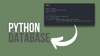 How to store data with Python and SQLite3