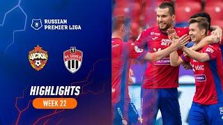 Highlights CSKA vs FC Khimki (3-0) | RPL 2022/23