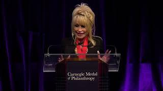 Dolly Parton Accepts 2022 Carnegie Medal of Philanthropy