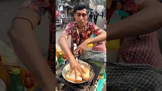Amazing Price! Only $0.4 Egg Toast in India - Indian Street Food