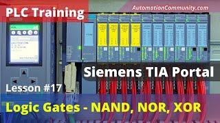 Universal Logic Gates in PLC - NAND, NOR - XOR, XNOR - Ladder Diagrams