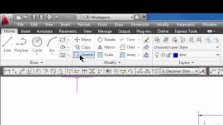 Autocad - Stretch Command #34