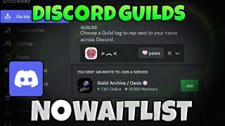 HOW TO GET A DISCORD GUILD TAG WITHOUT WAITING (100+ CLANS NO WAITLIST)