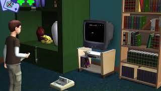 PC - The Sims 2 - Another Custom Video Game Clips demonstration (w/ CC)