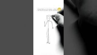 How to draw Gojo in 10sec 10min 1hr #shorts #anime  #drawing  #gojo