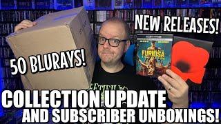 Bluray Collection UPDATE And Subscriber MAIL Unboxings!