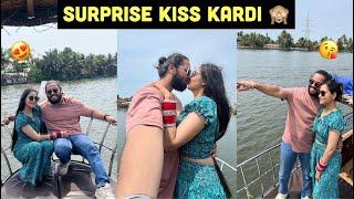 I KISS HER ON BOAT IN KERALA  || KISS के बाद शर्मा गई  || Parikshit Mehra