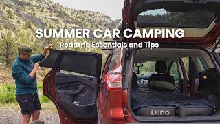 How To Survive Summer Car Camping | Gear Essentials + Tips