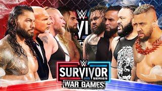 Roman Reigns Goldberg Brock Seth Rollins vs Jacob Fatu Solo Sikoa Bronson Reed Tama |Survivor Series