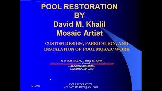 POOL RESTORATION BY DAVID KHALIL 2020