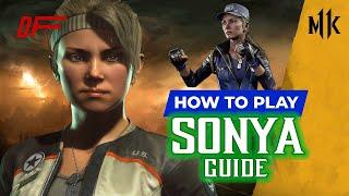 SONYA Guide by [ MK_Azerbaijan ] | MK11| DashFight | All you need to know