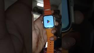 playstore in t800 ultra smart watch me code #shorts #viral #trending #smartwatch01
