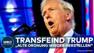 USA: "Transgender aus Schulen verbannen!" - Donald Trump plant radikale Maßnahmen ab Amtsantritt!