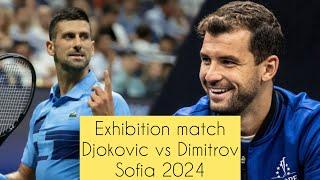 DJOKOVIC vs DIMITROV HIGHLIGHTS EXHIBITION MATCH 2024