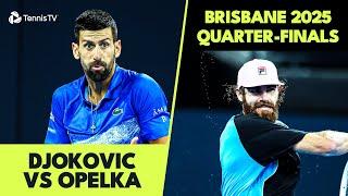 Reilly Opelka Stuns Novak Djokovic  | Brisbane 2025 Highlights