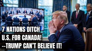 7 Nations Flee to Canada: Trump’s Tariffs Trigger a U.S. Economic Collapse! Electric Vehicles, Trade