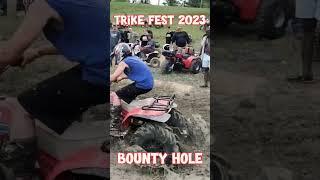 Trike Fest 2023 - Bounty Hole!  #honda #atv #mud