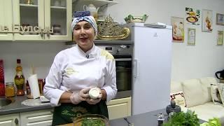 Легкий салат из крабового мяса, краб итеннән җиңел салат, Light crab meat salad, Rezida Khusainova