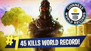 45 KILLS WORLD RECORD -  TEEQZY VS SQUAD ( FORTNITE BATTLE ROYALE GAMEPLAY SOLO VS. SQUAD )