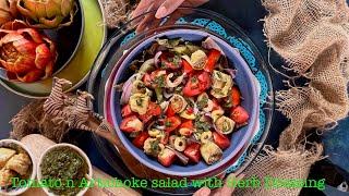 Tomato Artichoke Salad Herb Vinaigrette | Easy Cooking | Home Recipes | LoveBites