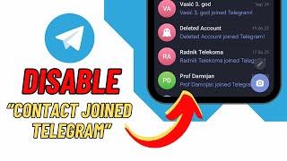 How to Disable Contact Joined Telegram Notification