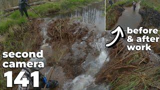 Manual Beaver Dam Removal No.141 - Second Camera