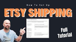 How To Set Up Etsy Shipping On Listings