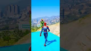 GTA 5 Epic Spiderman Ragdolls | Jumps / Fails ep.30 #shorts