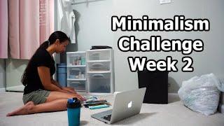 Minimalism Challenge | Less Is Now | Week 2 | Minimalism Game | Declutter With Me | Decluttering