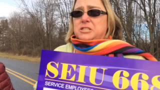 Furloughed Labor workers protest Sen. Scott Wagner