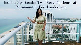 Inside a Spectacular Two-Story Penthouse at Paramount in Fort Lauderdale